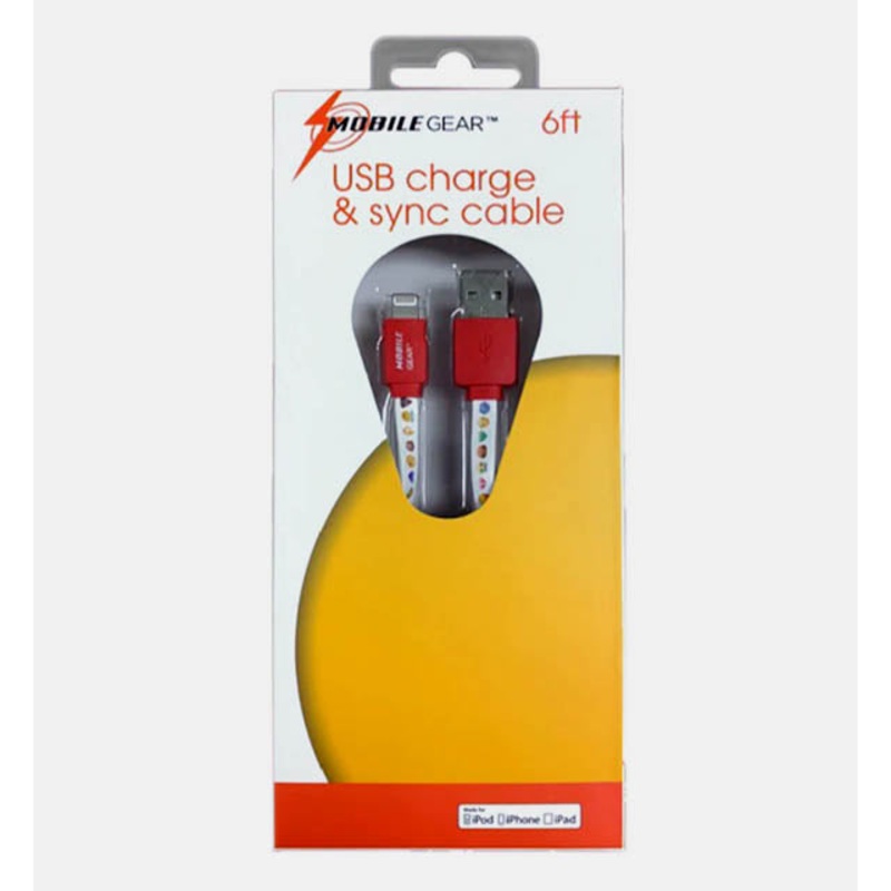MG659 – USB CABLE A MALE TO LIGHTNING 8P 6FT CHARGE & SYNC CABLE