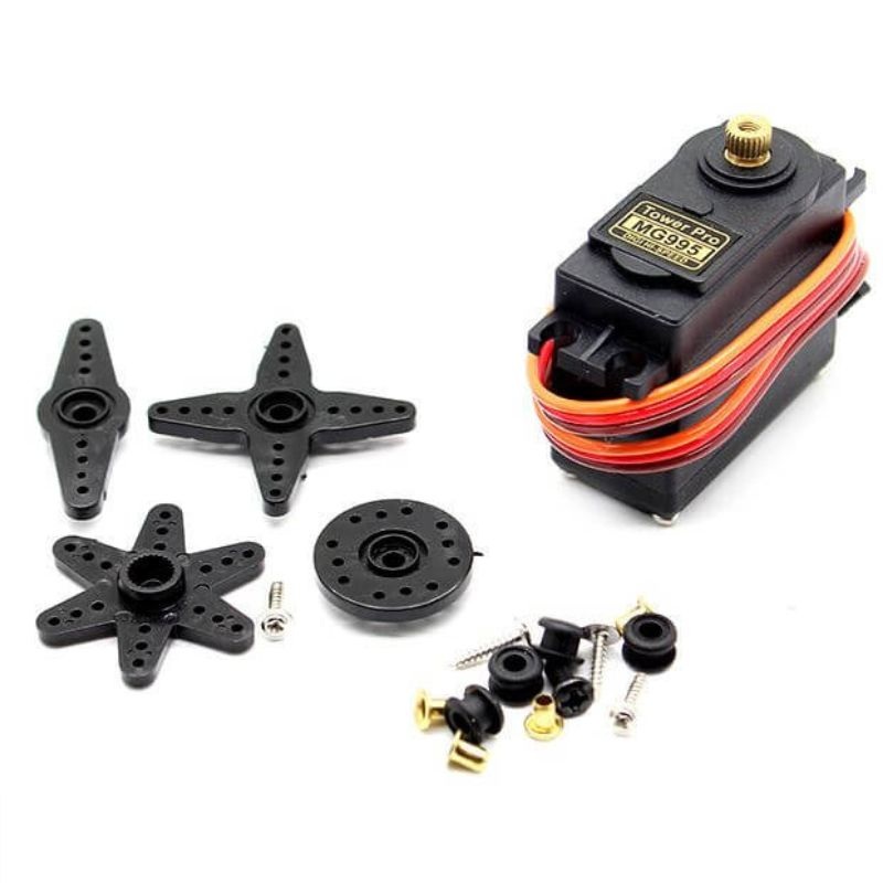 MG995 – MOTOR SERVO 4.8-7.2V HALF METAL GEARS 360 DEGREES ASSEMBLTY REQD