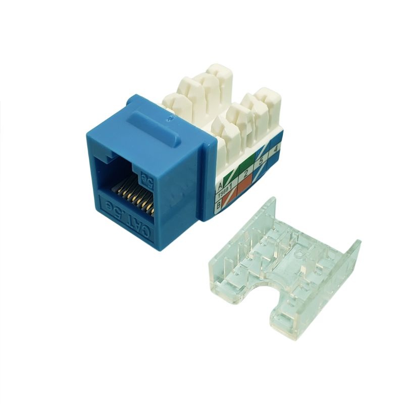 NP-J5B – KEYSTONE JACK CAT5E BLU 110 90DEG