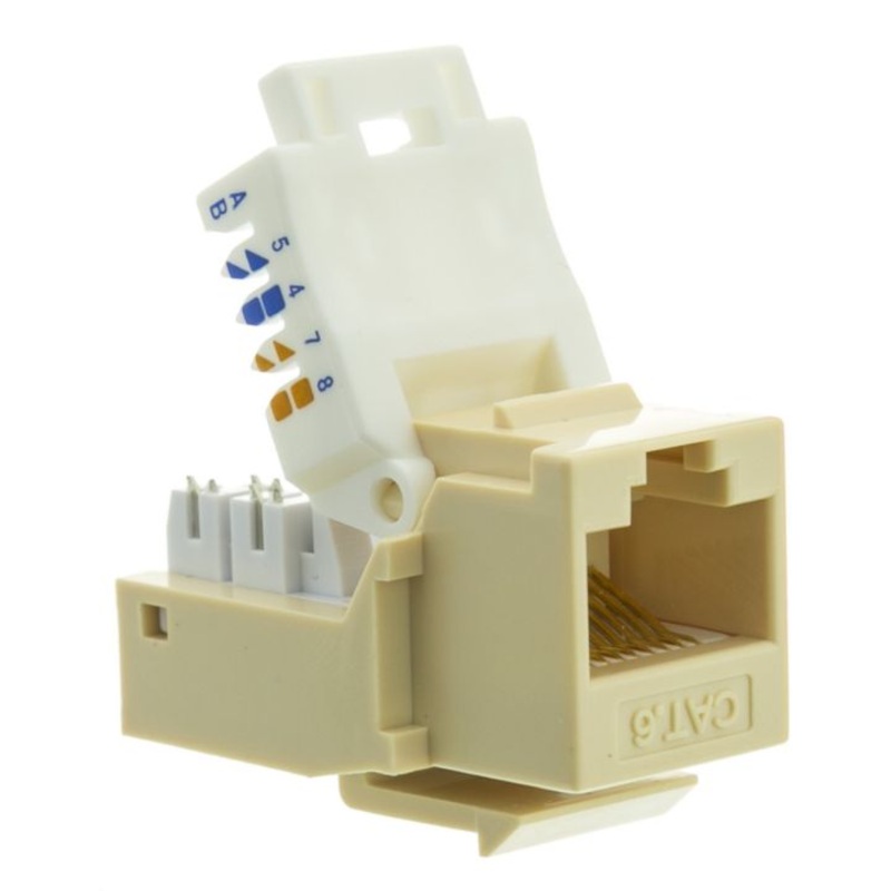 NP-JT6I – KEYSTONE JACK CAT6 IVORY TOOL- less