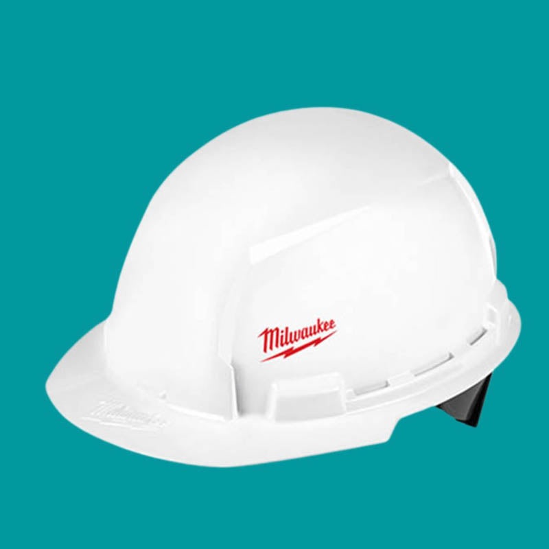 48731021 – HEAD PROTECTOR-HELMET WHT TYPE 1 CLASS E FRONT with strap