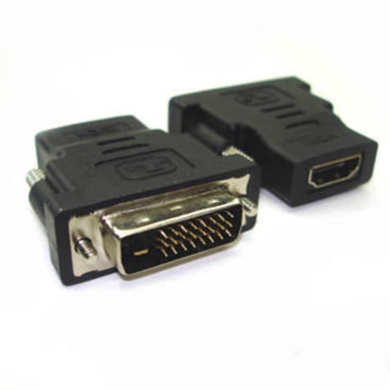HDMIFDVIM – DVI MALE-HDMI FEM ADAPTER