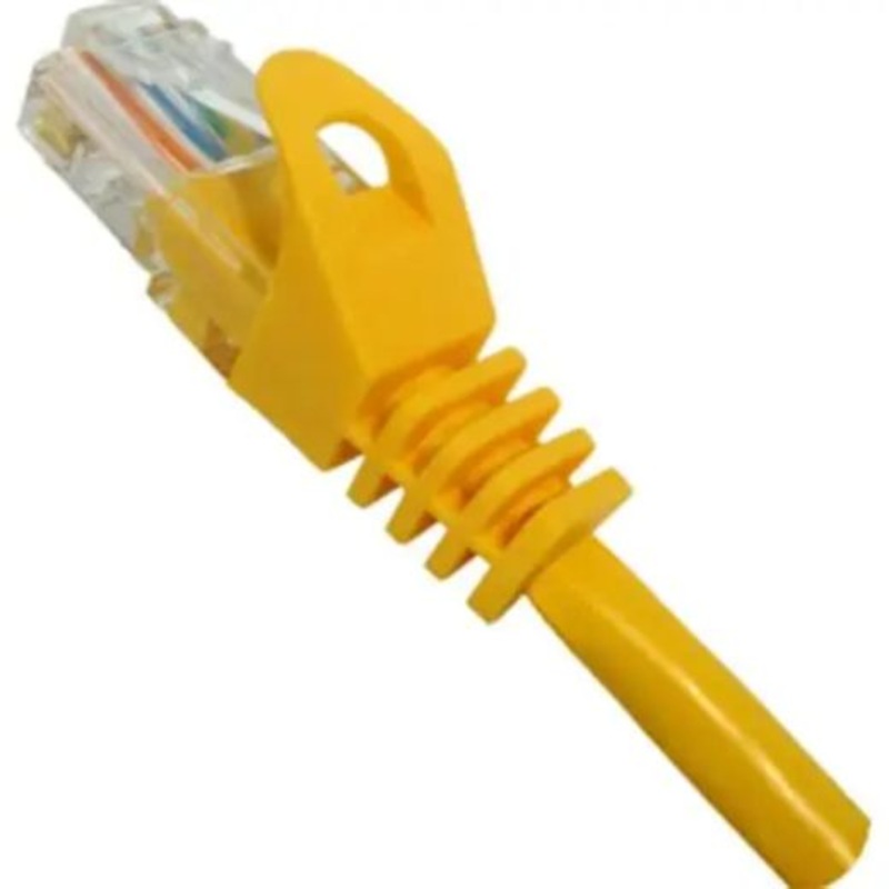 PC-6010Y – PATCH CORD CAT6 YEL 10FT SNAGLESS BOOT