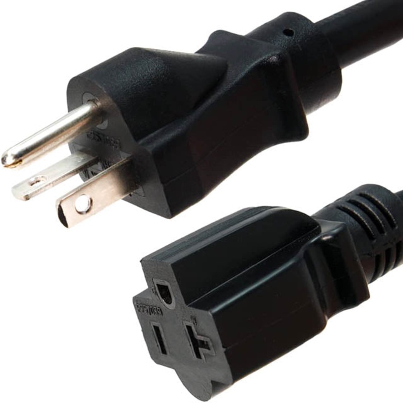 PYJS-4221 – EXTENSION CORD 3/12 8FT SJT FT2 105C 20A/125V 5-20P TO 5-20R