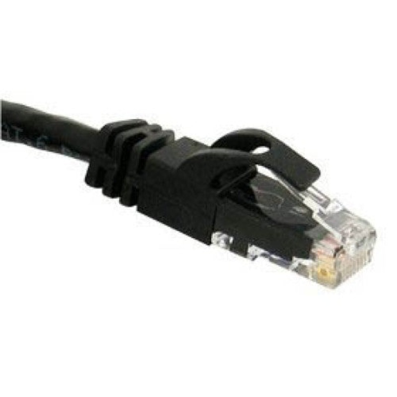 009604 – PATCH CORD CAT6 BLK 50FT SNAGLESS BOOT