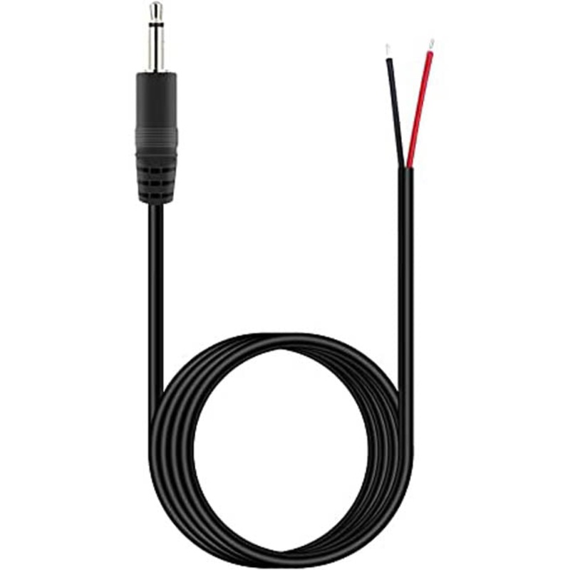 10-00344 – AUDIO CABLE 3.5 MONO PL-OPEN END 6FT BLK