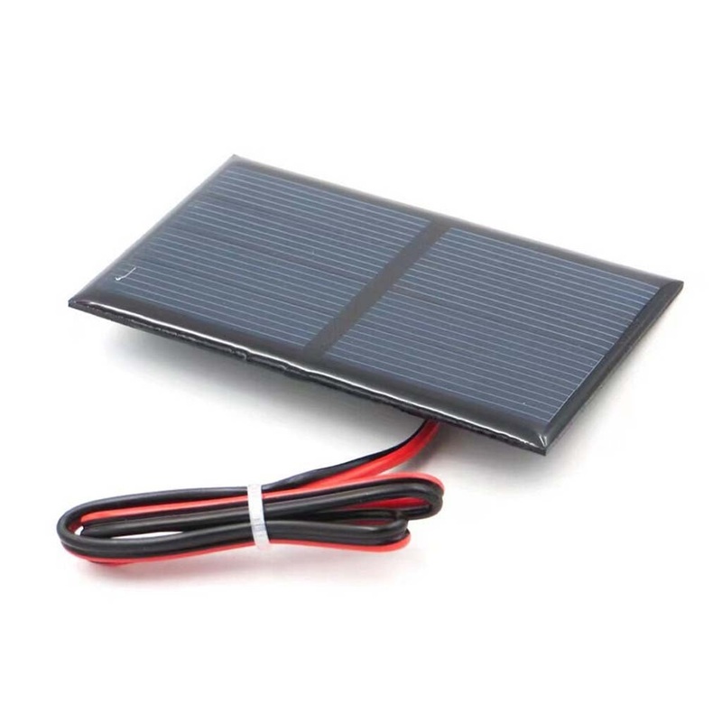 1511-PA20 – SOLAR PANEL 2V 300MA 1.9X3.1IN WITH WIRES