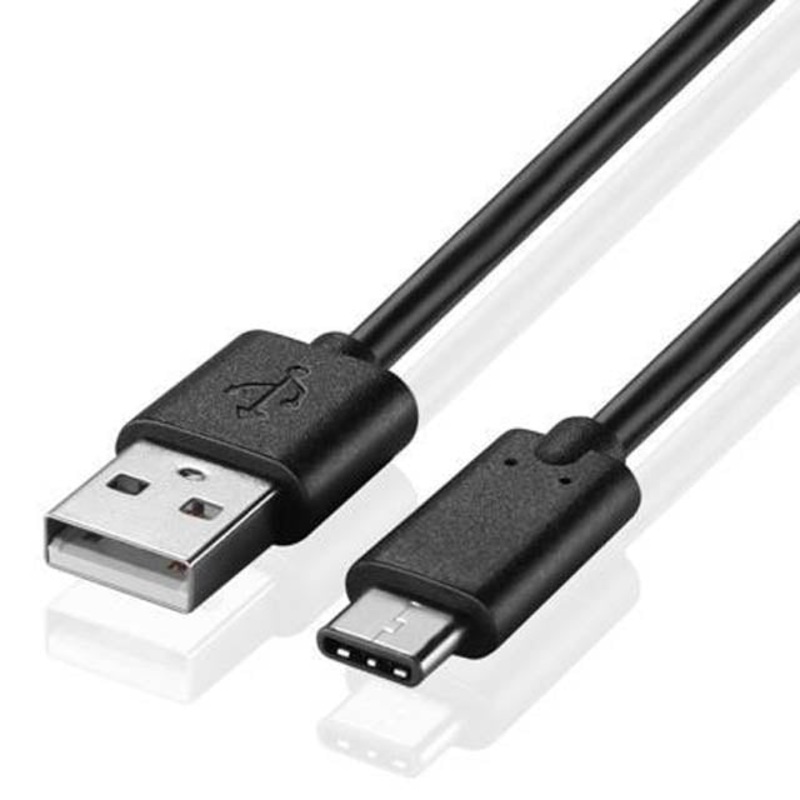 CUSTB2-AC1M – USB CABLE A MALE TO C MALE 3FT BLACK 3A RATINGS USB2.0