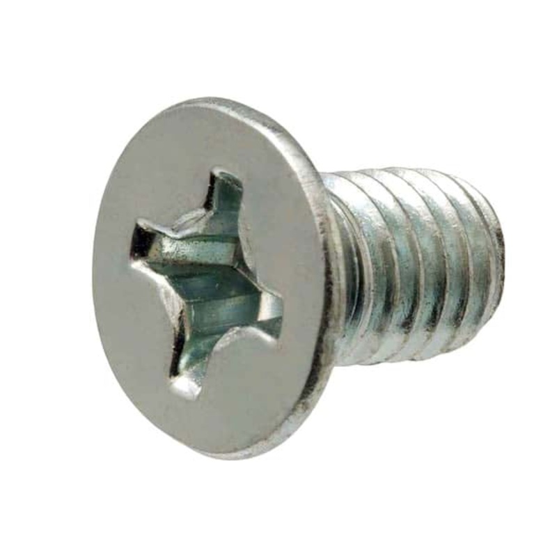 KJC-1217-20 – SCREW METAL 6-32X1/4IN PHILIPS FLAT HEAD STEEL ZINC (20 pcs/pkg)