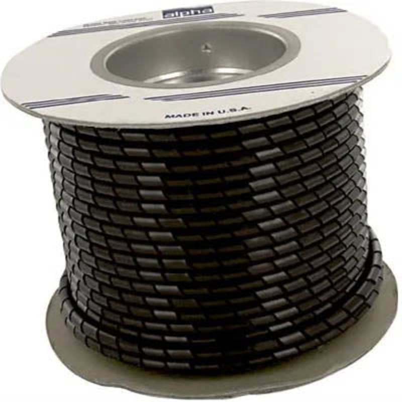 SW41 – SPIRAL WRAP 1/4IN OD BLK 100FT