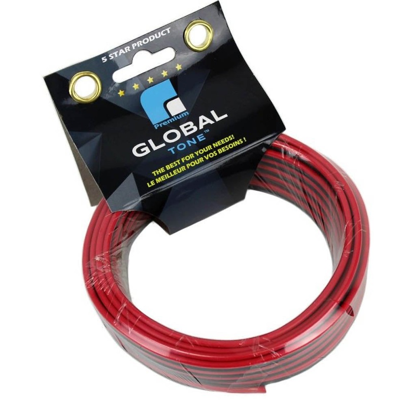 00970 – SPEAKER WIRE AWG 16 STD 25FT RED/BLK FIRE RETARDANT CCA
