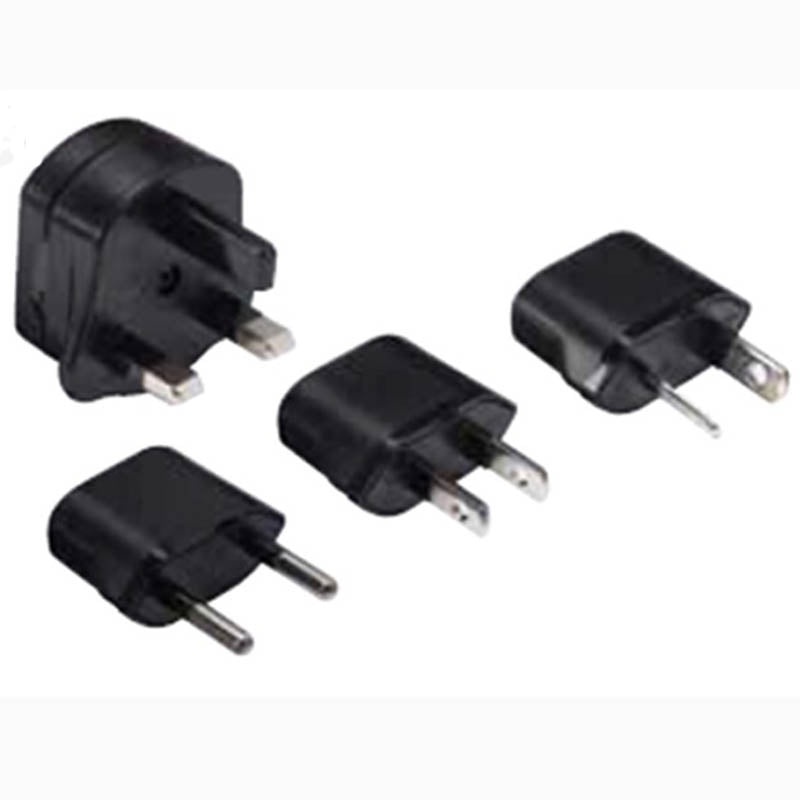 06A19 – TRAVEL ADAPTER PLUG 4PCS SET N.AMERICA EUROPE AUSTRALIA UK