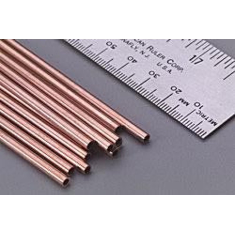 120 – ROUND COPPER TUBE DIAMETER:1/8IN LENGTH:12IN