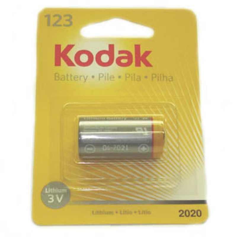 123 – BATTERY LITHIUM 3V PHOTO SAME AS CR123A