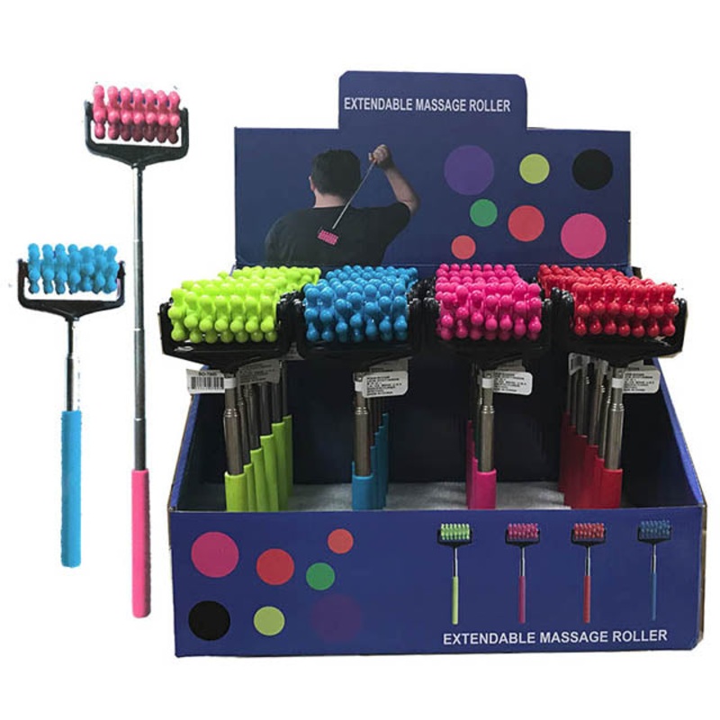 705546 – MASSAGE ROLL EXTENDABLE COLORS VARY