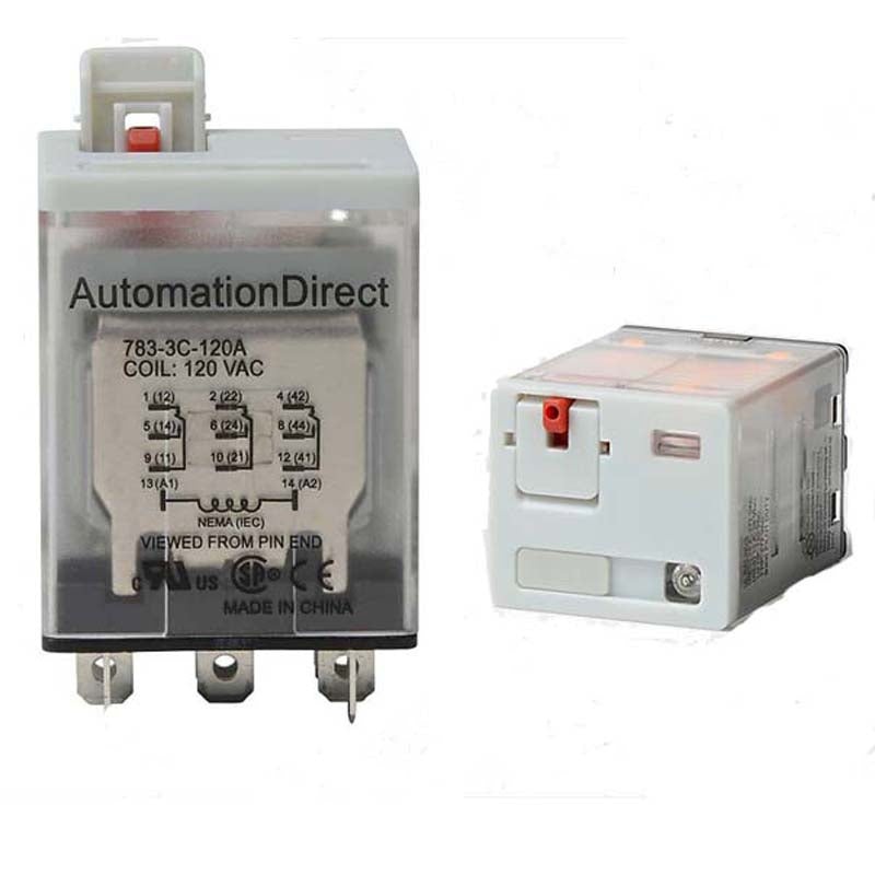 783-3C-120A – ICE CUBE CONTROL RELAY 15A 3P2T 120VAC COIL 11PIN SKT MOUNTING