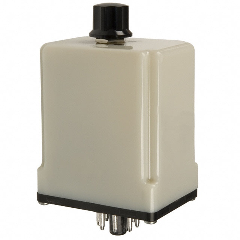 CHB-38-70003 – TIMER AC 120V ON-DELAY 1-180SEC 2P2T 8P ROUND 10A/277VAC/30VDC