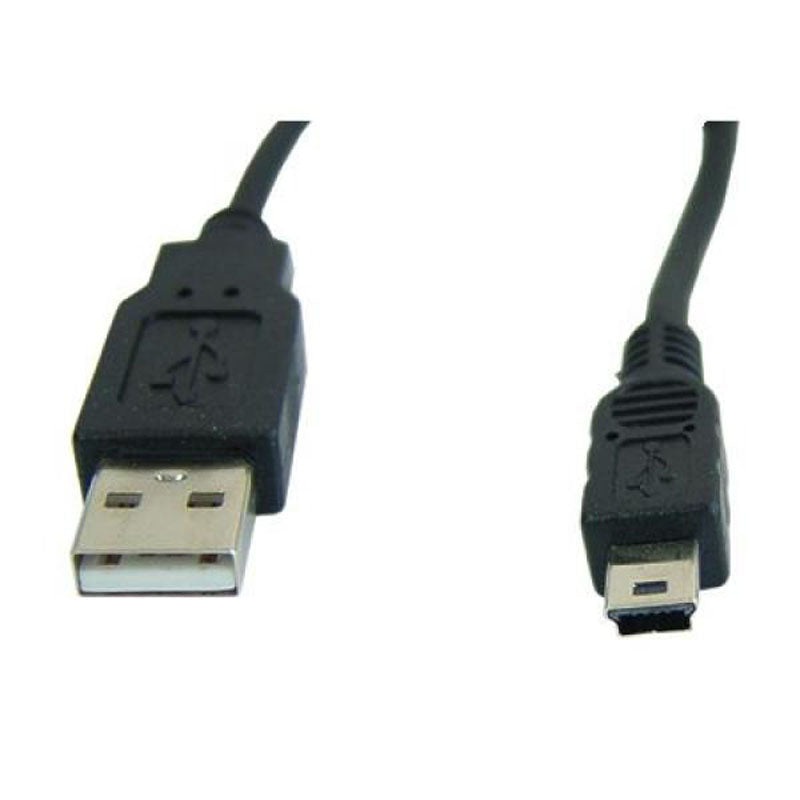 CUSB2-AM506 – USB CABLE A MALE TO MINI B MALE 6FT BLACK