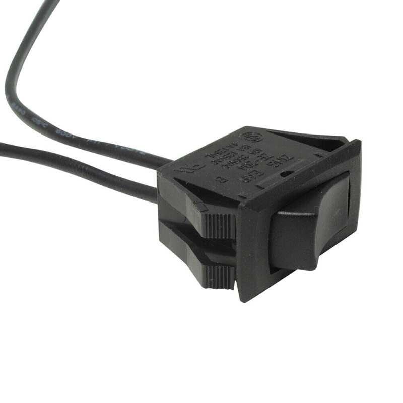 EWSWA10 – ROCKER SWITCH 1P1T 15A ON-OFF WITH WIRES 13X29MM 15A/125V CSA