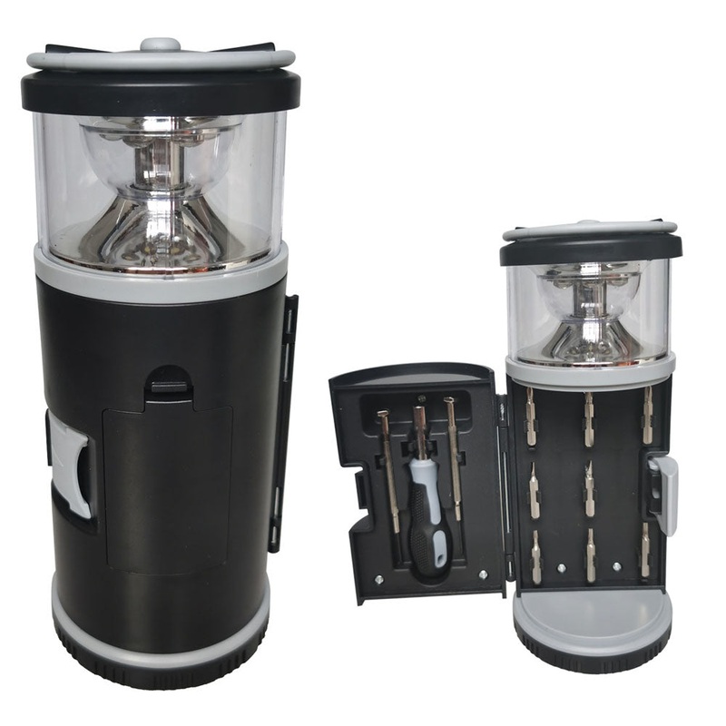 LAT-11 – LANTERN WITH 11PCS TOOL KIT 3AAA BATTERIES NOT INCLUDED