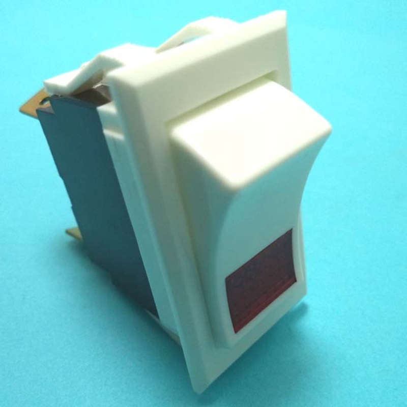 LTILA5B-6S-WH-RC-XDI1 – ROCKER SWITCH MOM LIT 1P1T 15A 125VAC (ON)-OFF QT 21X38MM
