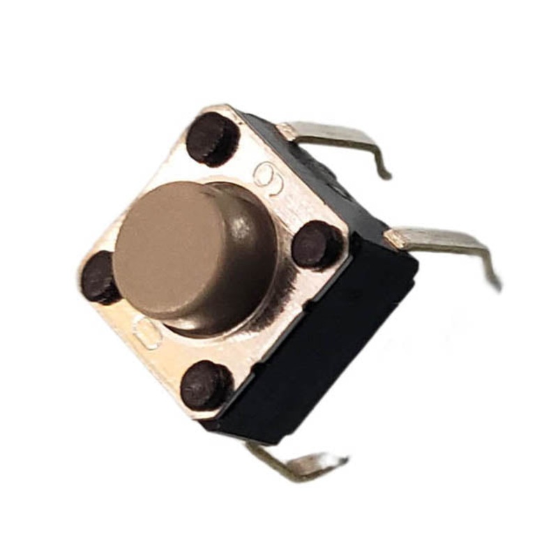 PUSH SWITCH MOM 1P1T NO PCST SQR – PUSH SWITCH MOM 1P1T NO PCST SQR 6X6MM ACTUATOR HT 1.5MM GREY