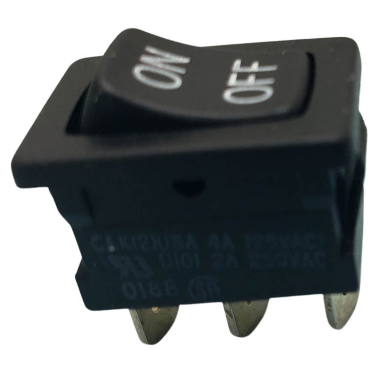SHA-1100A – ROCKER SWITCH 1P2T 4A ON-OFF 125VAC SOL/QT