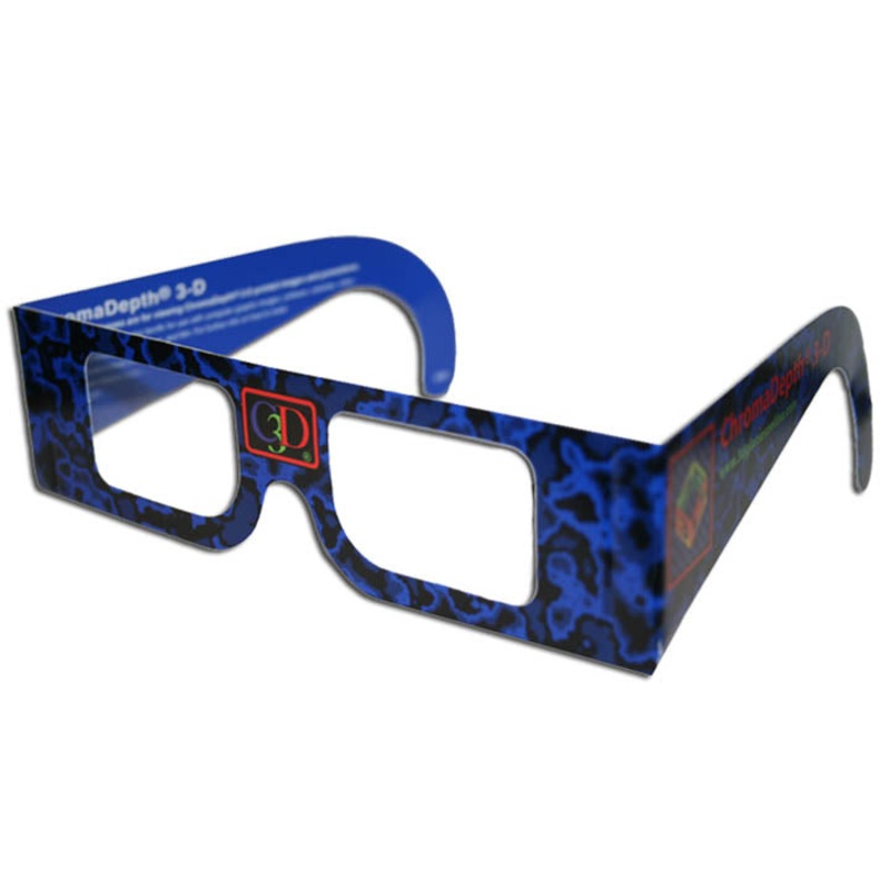 109050 – 3D GLASSES CHROMA DEPTH HI DEFINITION BLUE