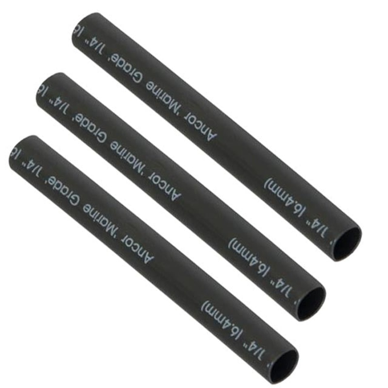 303103 – TUBING HST 1/4INX3IN DW ADHESIVE BLACK (3 pcs/pkg)