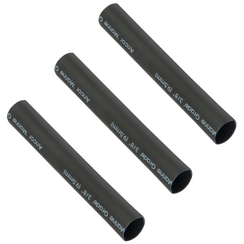 304103 – TUBING HST 3/8INX3IN DW ADHESIVE BLACK (3 pcs/pkg)