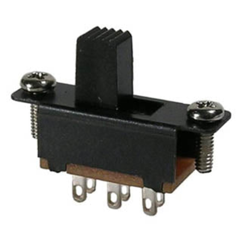 46-009-2 – SLIDE SWITCH 2P2T ON-ON SOL CHMT .3A/125VAC (2 pcs/pkg)