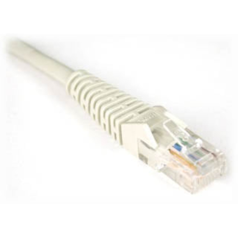5725 – PATCH CORD CAT5E WHT 10FT SNAGLESS BOOT