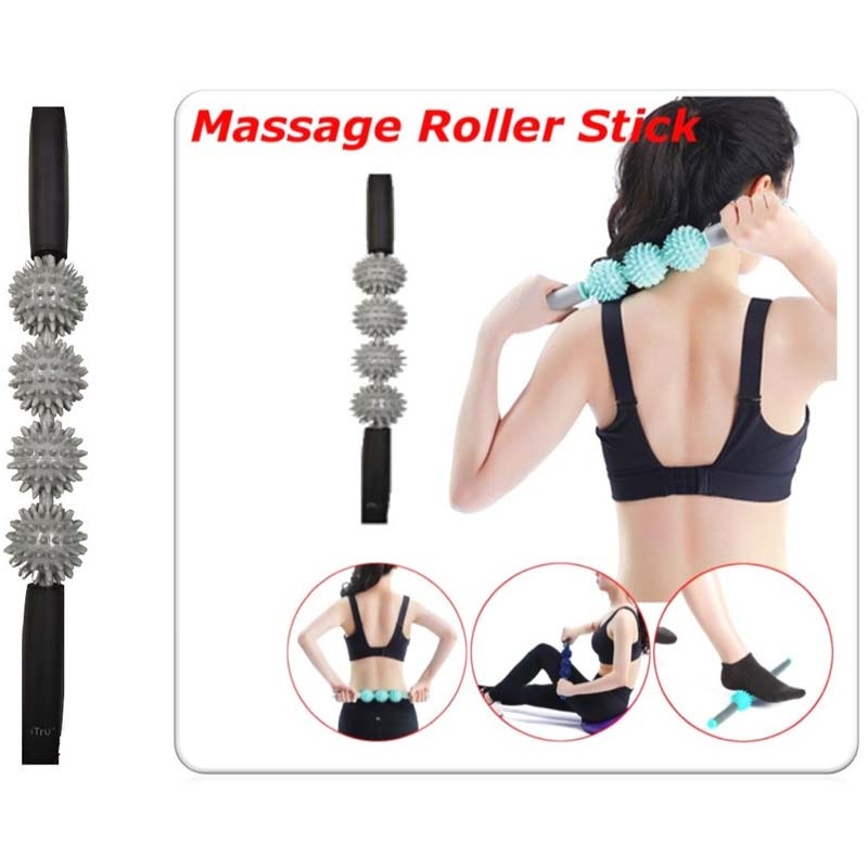 IT-2352 – MASSAGE ROLLER STICK 4 SPIKEY FOR IMPROVED BLOOD CIRCULATION
