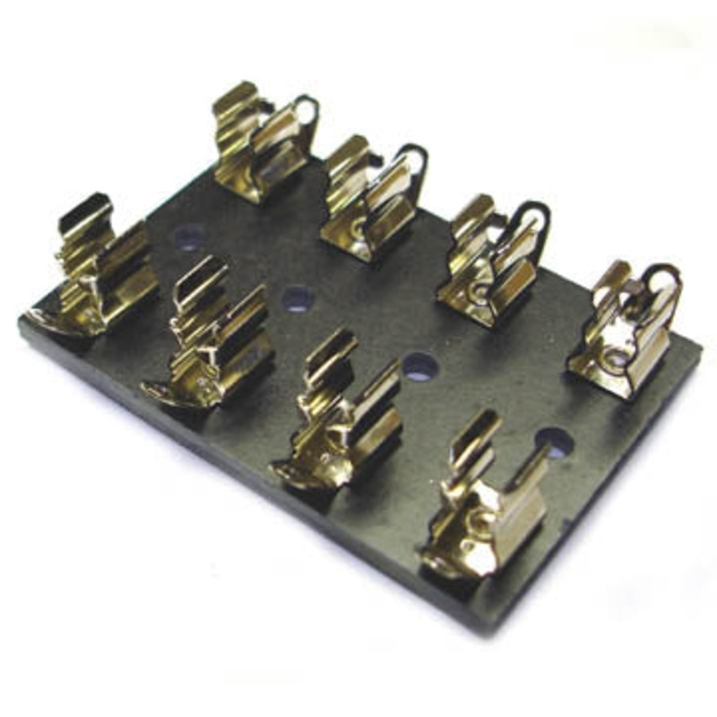 3539 – FUSE BLOCK 6.3X32MM 4 POLE OPEN PHENOLIC QC TERMINAL
