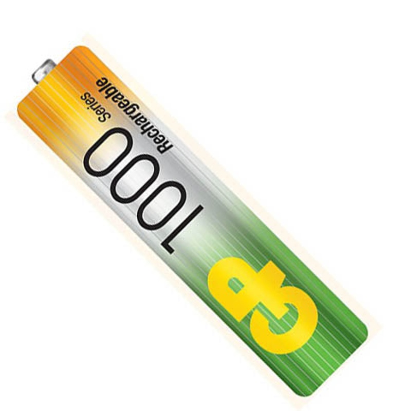 GP100AAAHC-LAC2 – BATTERY NI-MH AAA 1.2V 1000MAH  (2 pcs/pkg)