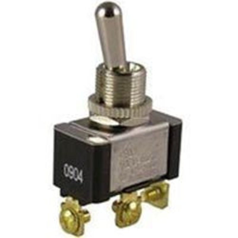 GSW-13 – TOGGLE SWITCH 1P2T 20A ON-OFF-ON 125VAC TH SCR 12MM HOLE