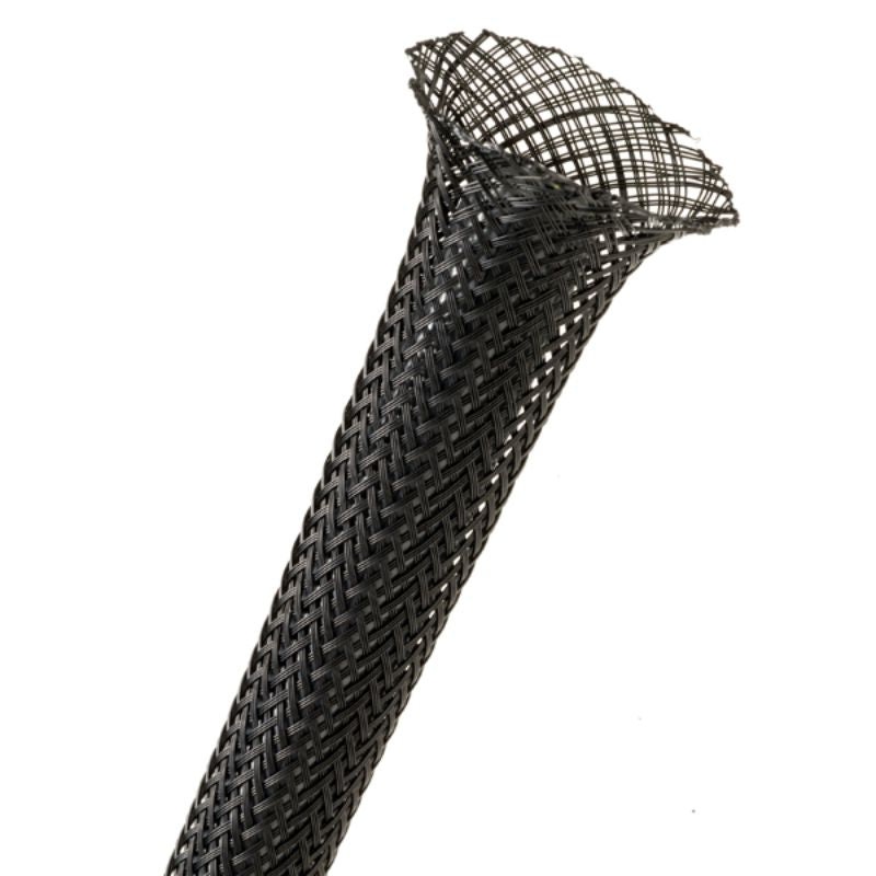 PTN0.75BK-75FT – EXPANDABLE SLEEVE 3/4IN BLK 75FT CUT AND ABRASION RESISTANT