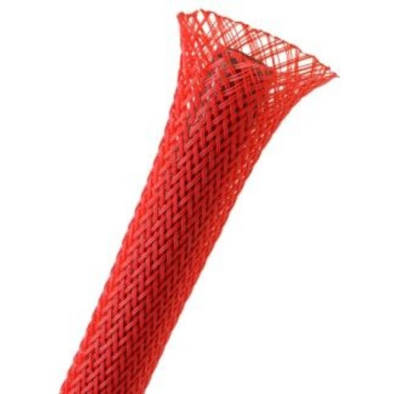 PTN0.75RED-75FT – EXPANDABLE SLEEVE 3/4IN RED 75FT CUT AND ABRASION RESISTANT