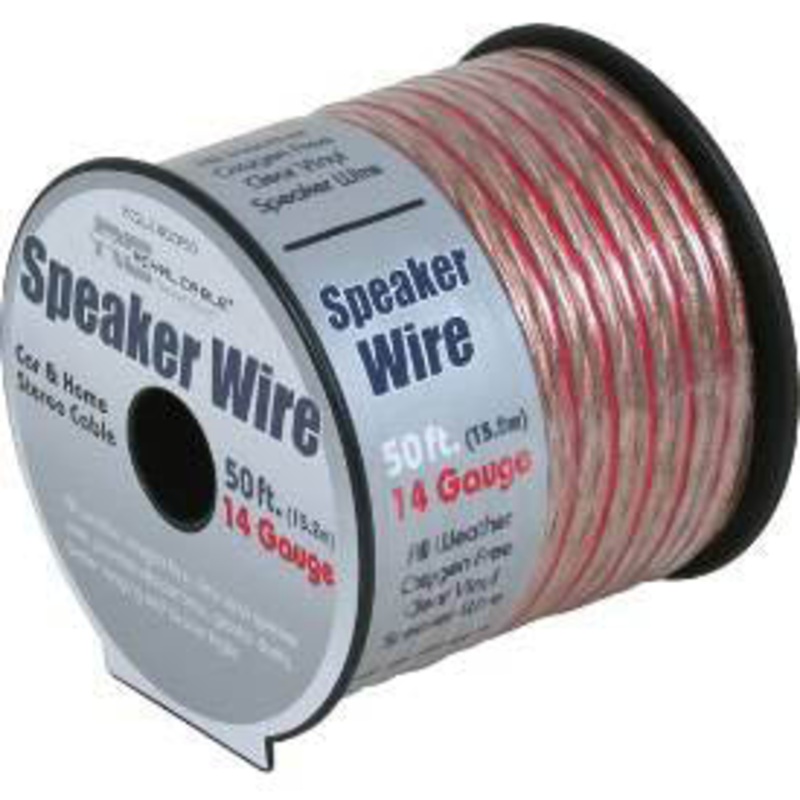RCSW14GCP50 – SPEAKER WIRE AWG 14 STD 50FT