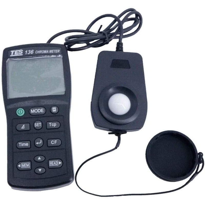 TES-136 – CHROMA METER TRIPLE DISPLAY 4 DIGIT LCD DISPLAY DATA LOGGING