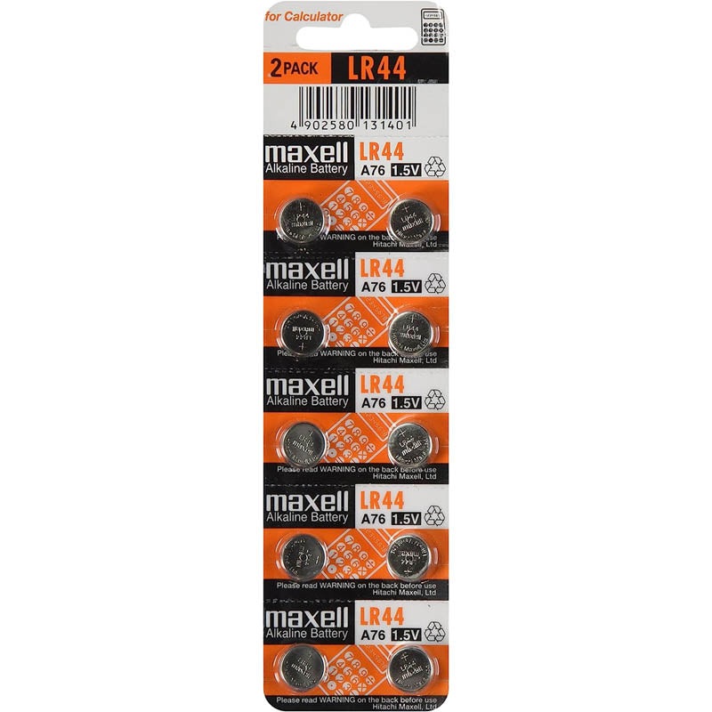 BA-1540Y2 – BATTERY ALKALINE LR44 1.5V RELACES 357 AG13 A76 LR1154 SR44 (10 pcs/pkg)