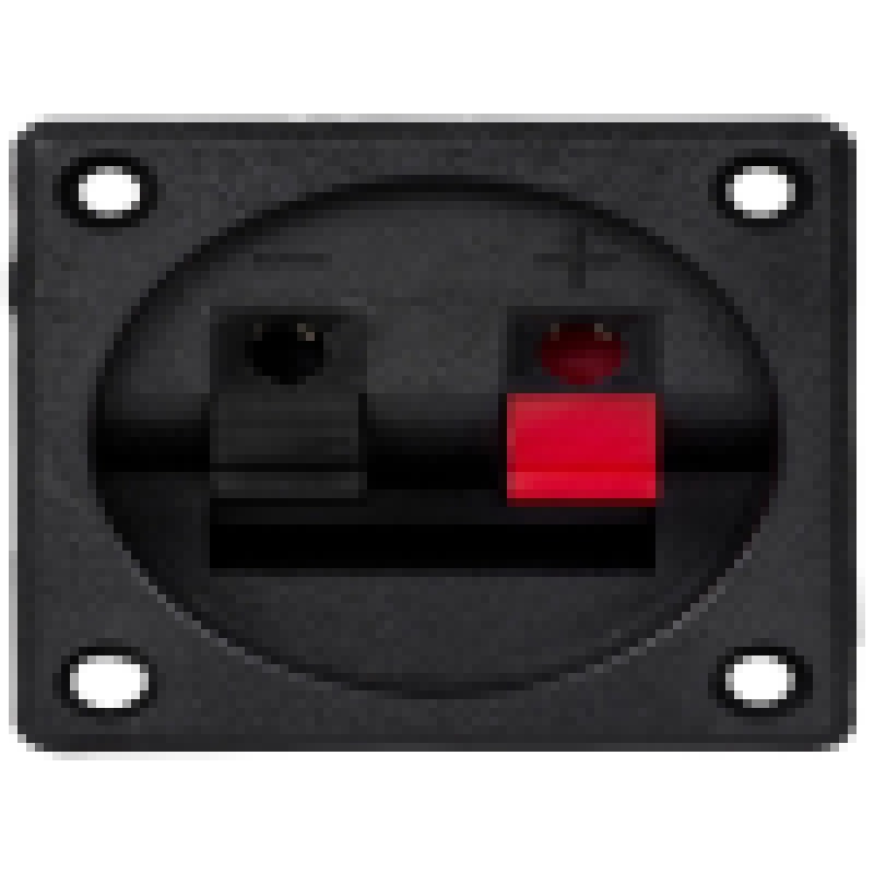 BT-4 – SPEAKER TERM 2POS RECT RD/BK
