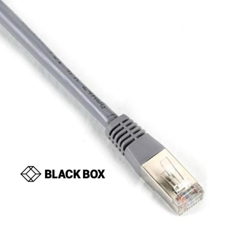 EVNSL0502MS-0025 – PATCH CORD CAT5E GRY 25FT SHIELD F/UTP SNAGLESS