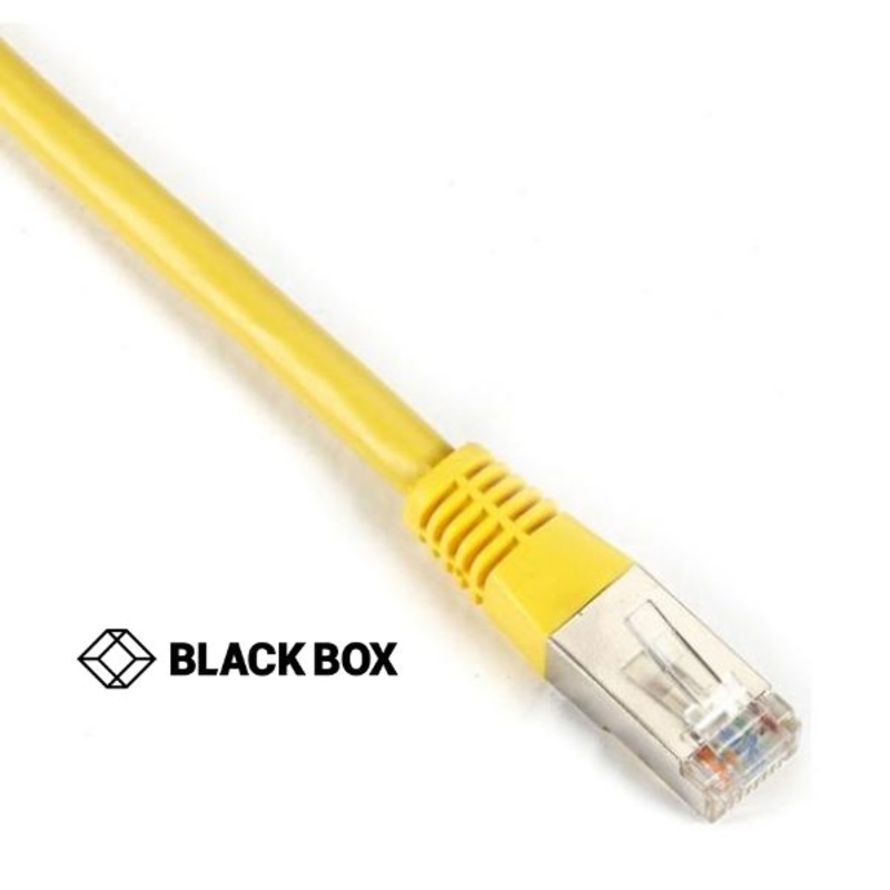 EVNSL0504MS-0025 – PATCH CORD CAT5E YEL 25FT SHIELD F/UTP SNAGLESS