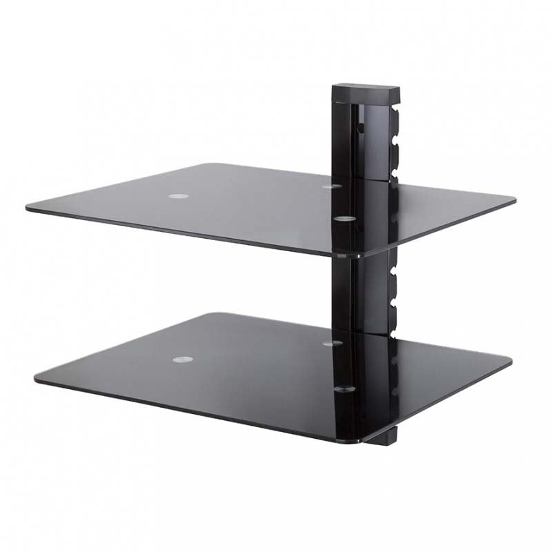 SWIFT250AVS-AP – AUDIO VIDEO WALLMOUNT 22LB DUAL SHELF GLASS