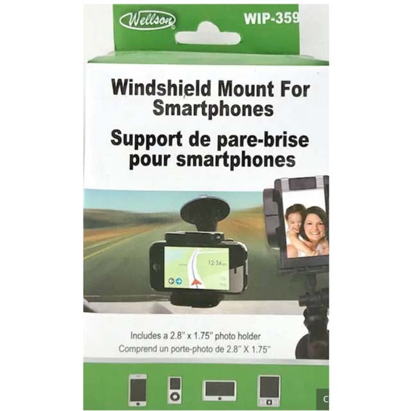 WIP-359 – CELL PHONE WINDSHIELD MOUNT FOR SMART PHONES
