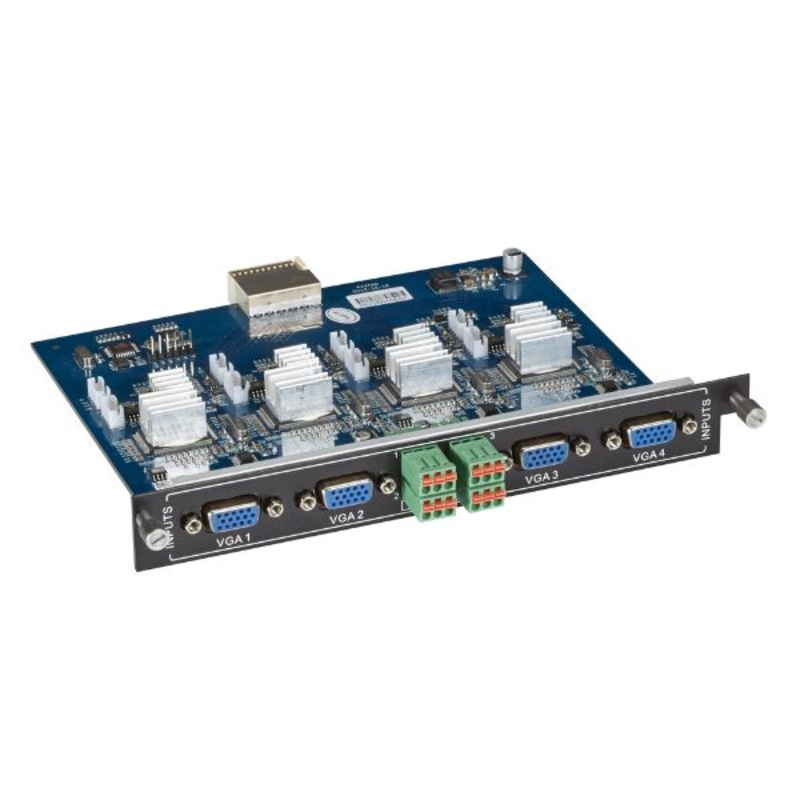 AVS-4I-VGA – MODULAR VIDEO MATRIX SWITCHER INPUT CARD VGA COMPONENT S-VIDEO