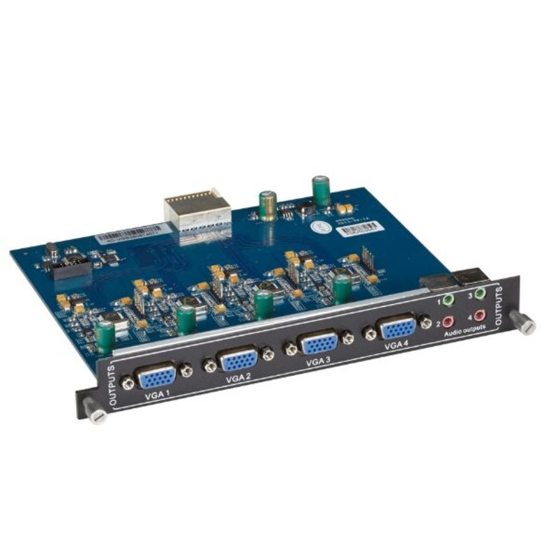 AVS-4O-VGA – MODULAR VIDEO MATRIX SWITCHER OUTPUT CARD VGA AND AUDIO