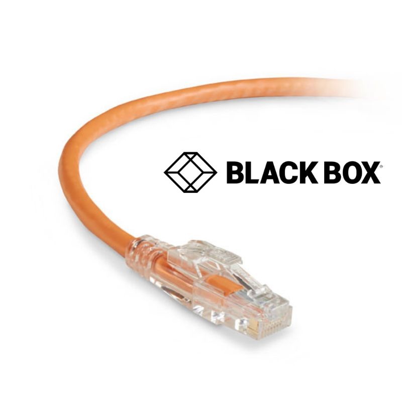 C6PC70-OR-02 – PATCH CORD CAT6 ORG 2FT SNAGLESS BOOT
