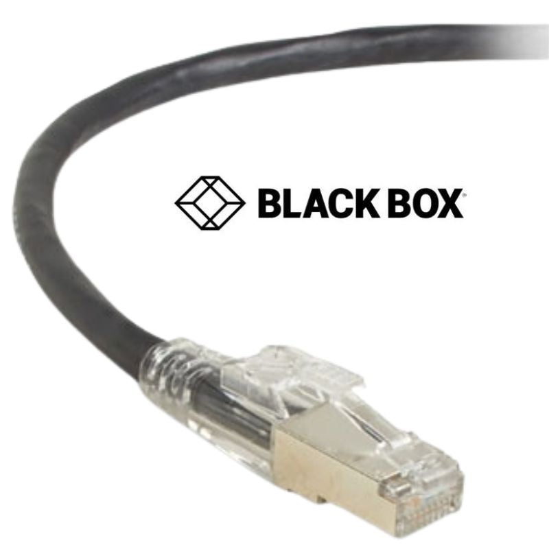 C6PC70S-BK-25 – PATCH CORD CAT6 BLK 25FT SHIELD SNAGLESS BOOT